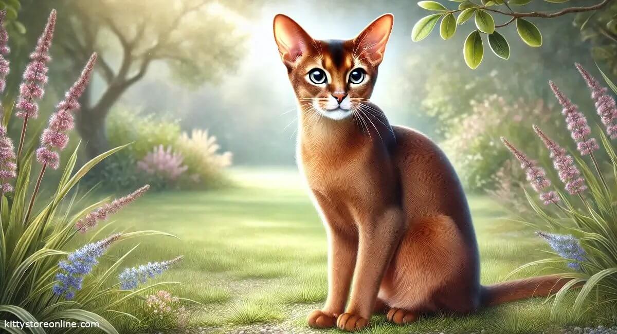 Cat breed Abessinier