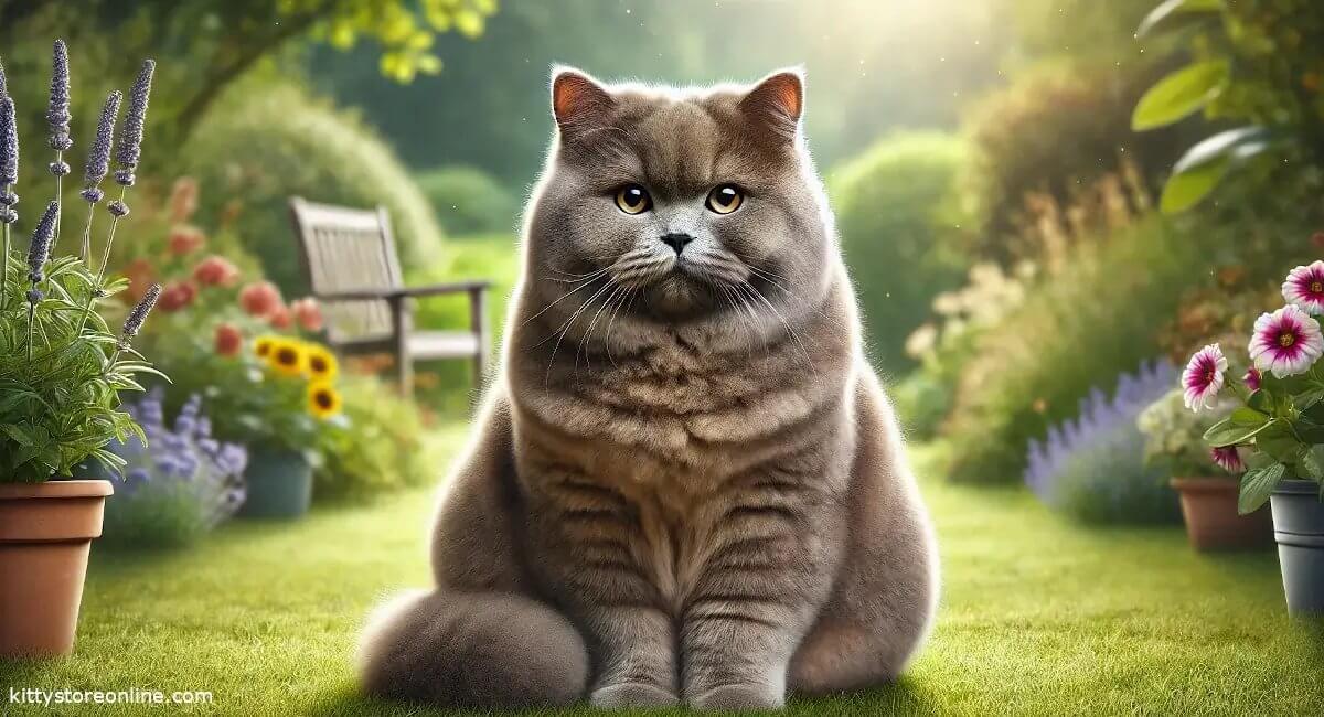 Cat breed British shorthair