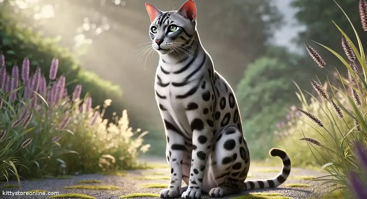 Cat breed Egyptian Mau