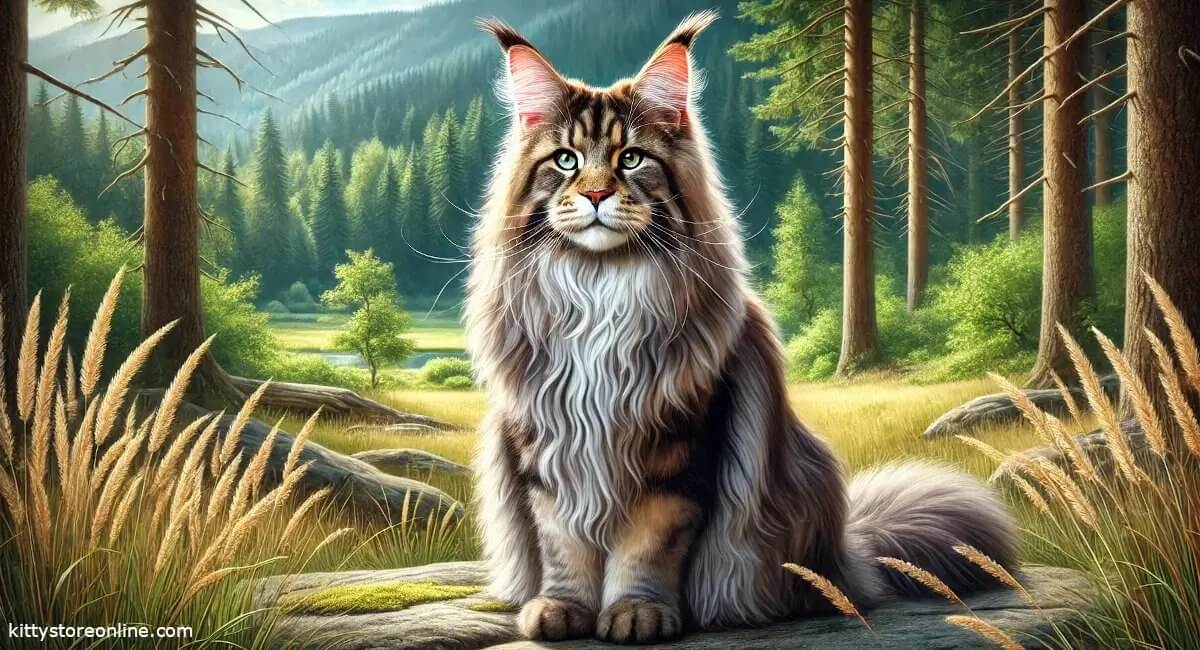 Cat breed Maine Coon