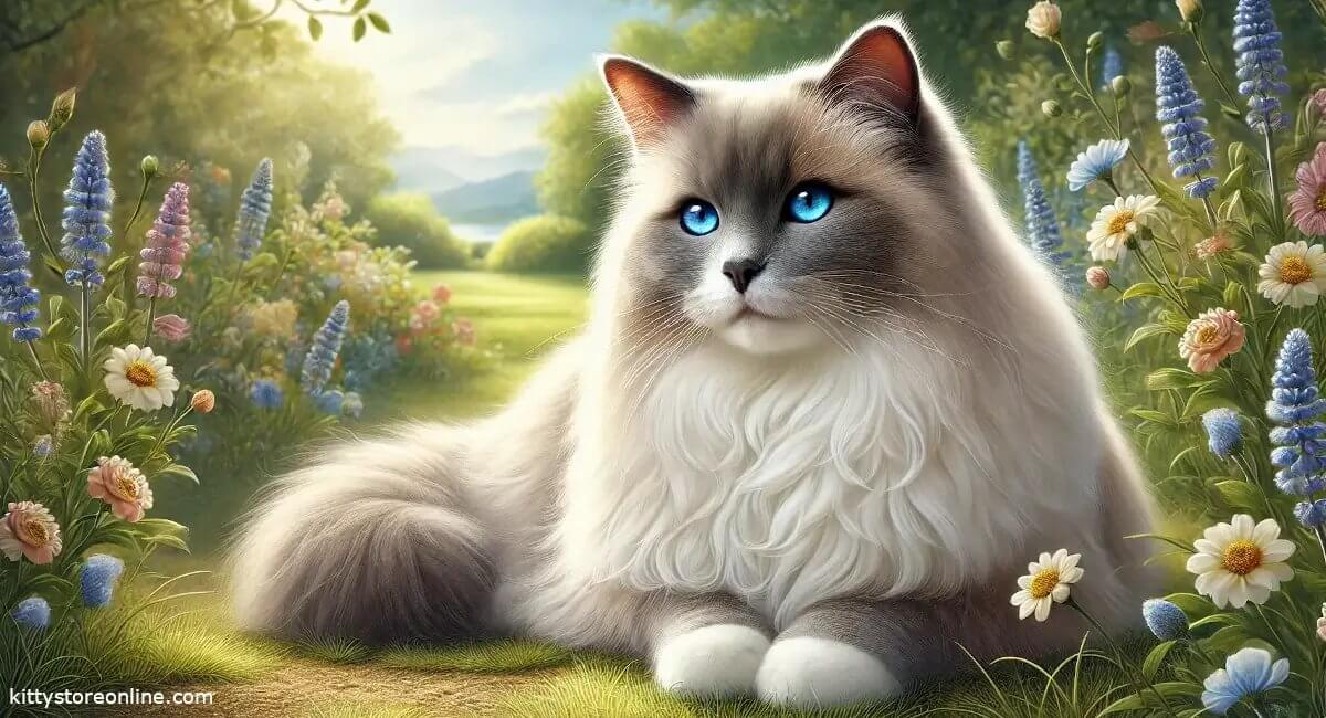 Cat breed Ragdoll