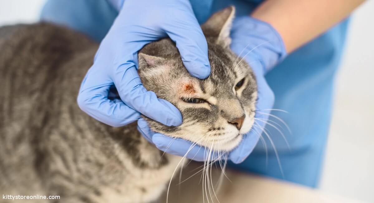 Dangerous skin fungus in cats